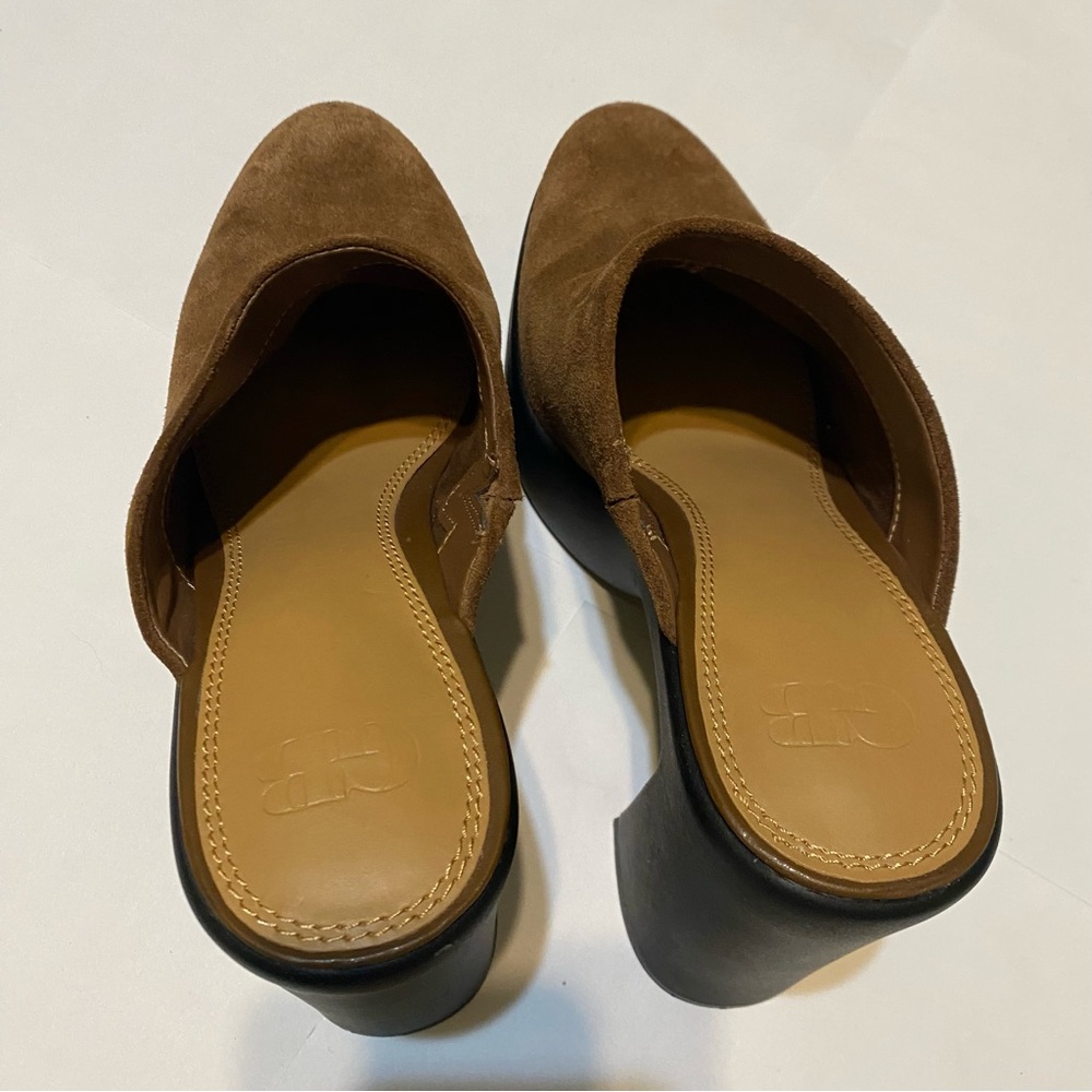 NWOT! Gianni Bini Sued Platform Clog Mules size 8M - Picture 11 of 12